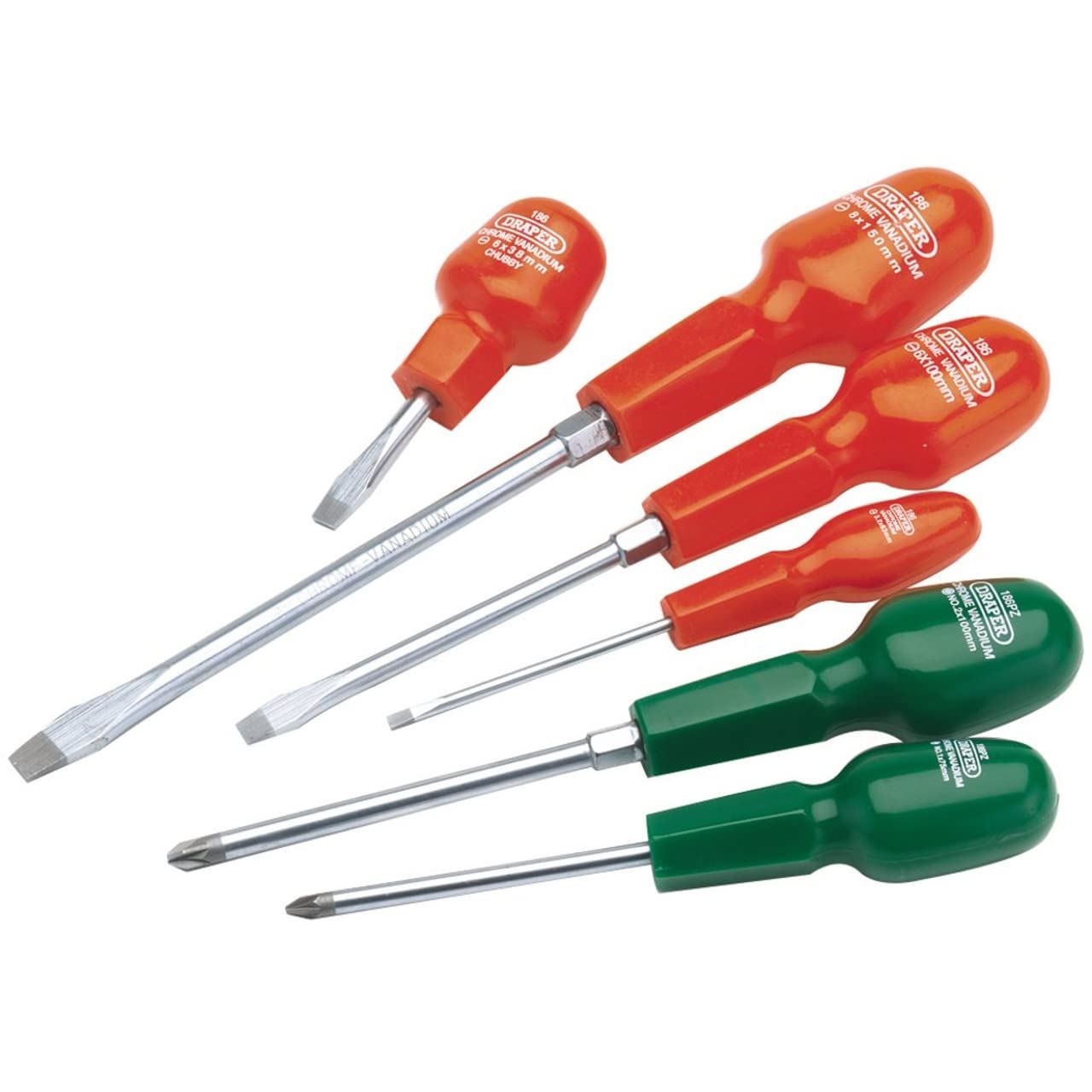 Draper Cabinet Pattern Screwdriver Set (6 Piece) 14078