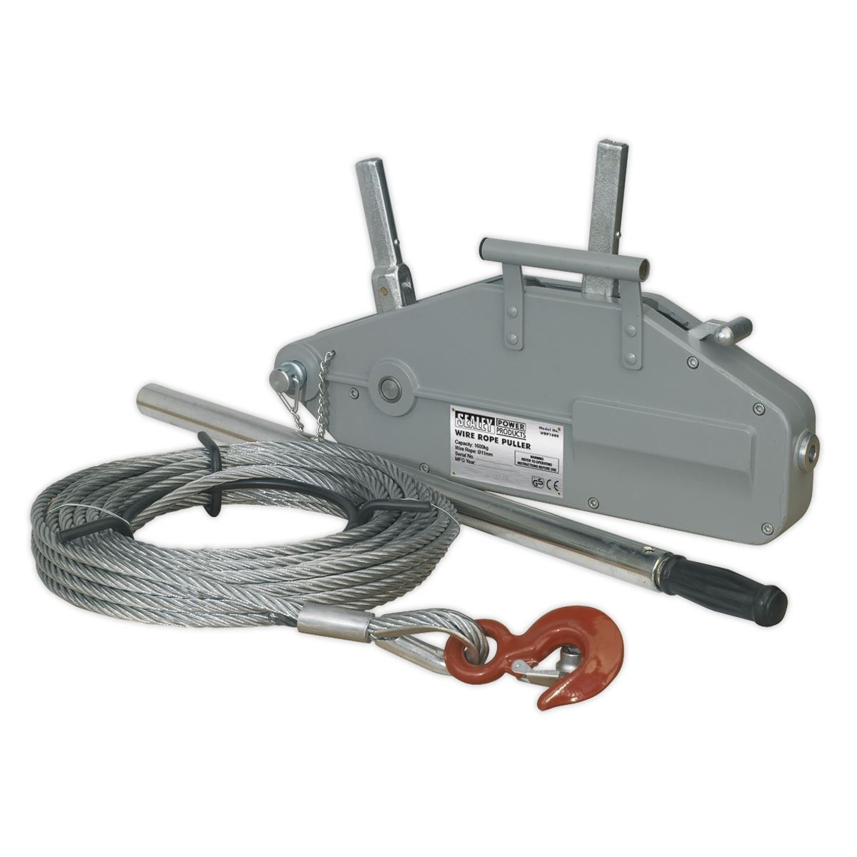 Wire Rope Puller 1600Kg Max Line Force