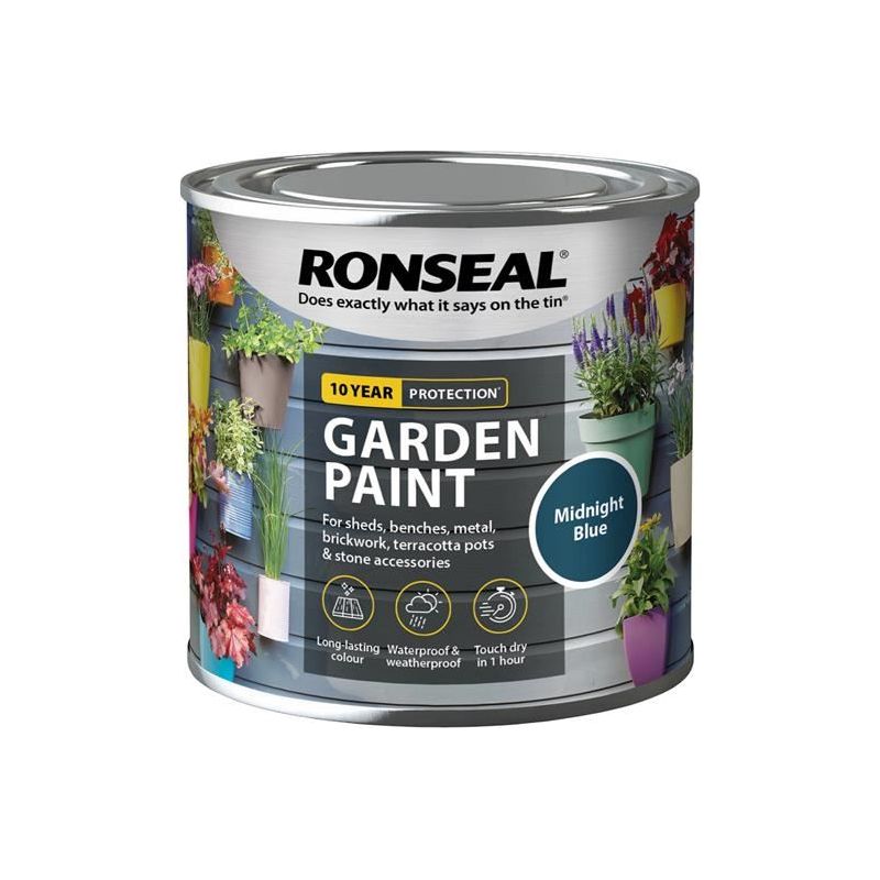 Ronseal Garden Paint Midnight Blue 250ml