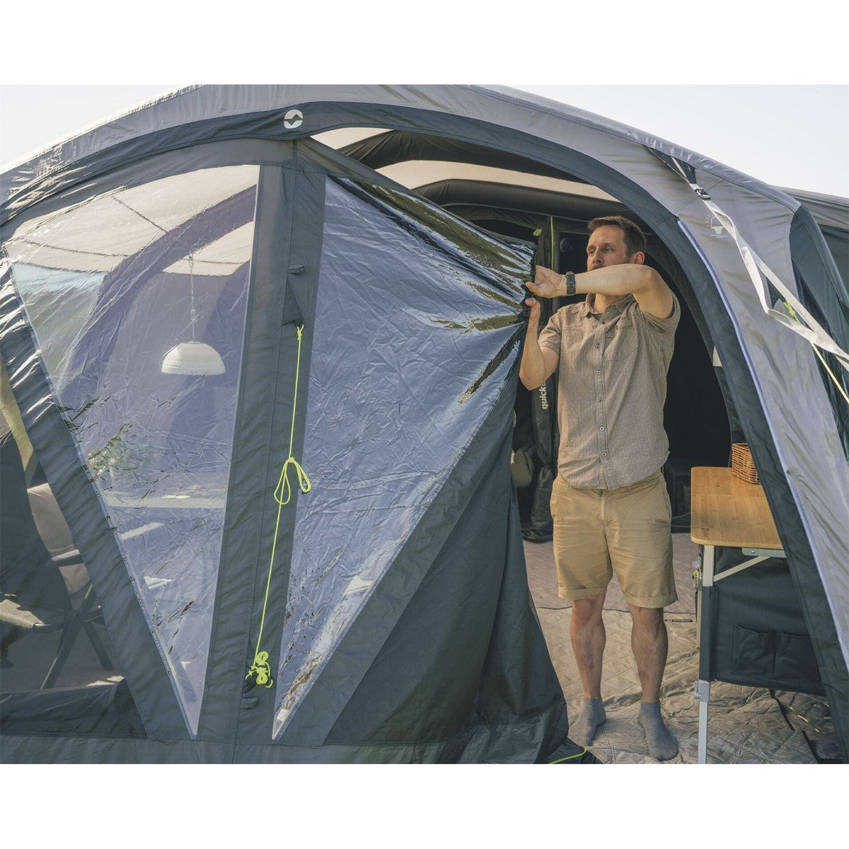 Outwell Florida 6 Air 6 Berth Five Room Tunnel Tent