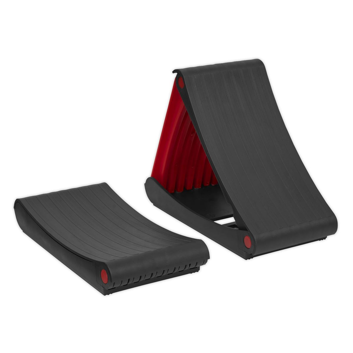 Sealey Folding Wheel Chocks Pair WCF01