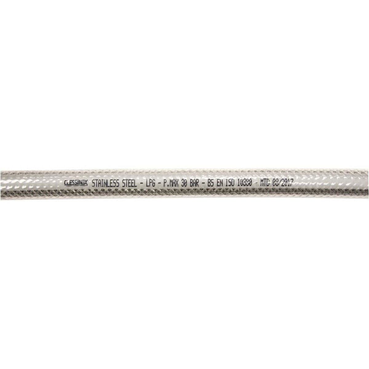 33" Stainless Pigtail W20 to Pol with Non-Return Valve