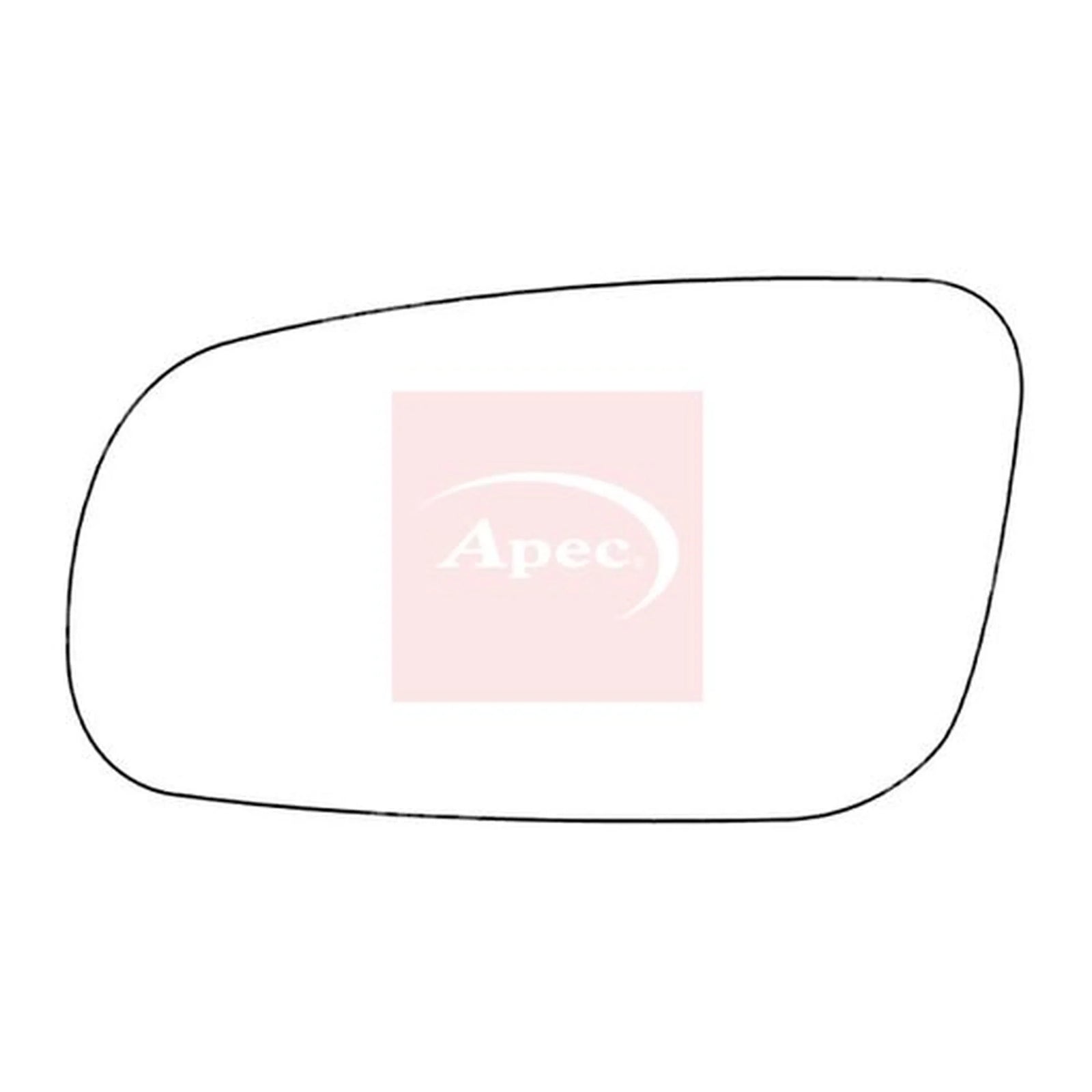 Apec Exterior Wing Mirror Glass Left AMS2197