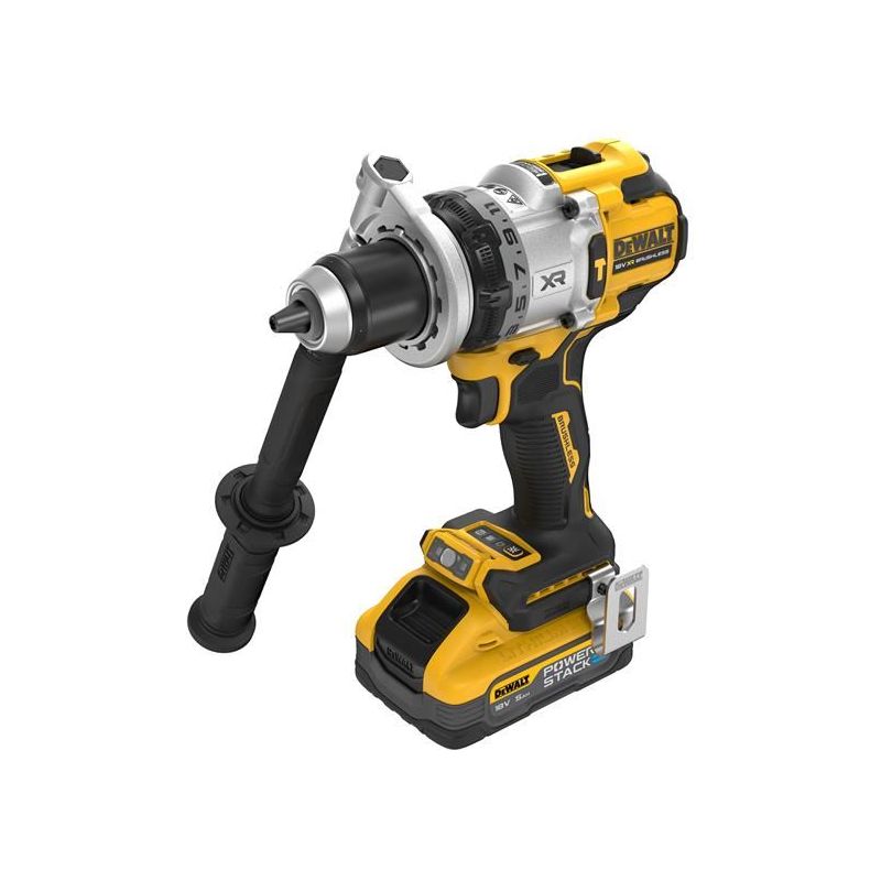 Dewalt Power Tools DCD1007H2T Hammer Drill 18V 2 x 5.0Ah POWERSTACK™ Li-ion