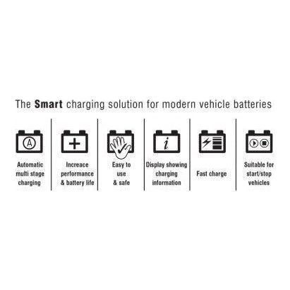 Maypole 7428 8A 12V Car Bike Caravan Van Electronic Smart Battery Charger