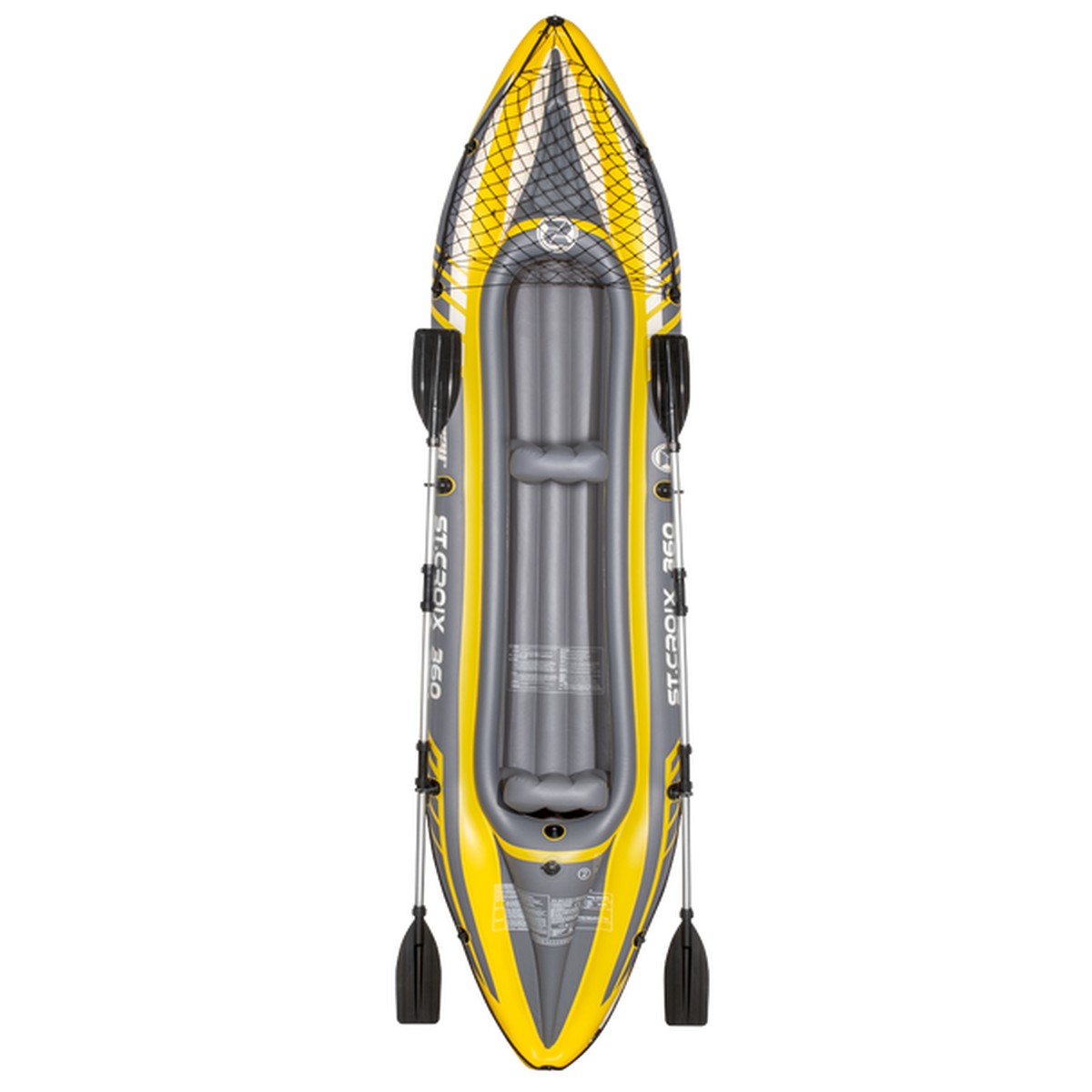 Dellonda Inflatable 2-Person Kayak/Canoe Set with Pump, Carry Bag & 2 Oars
