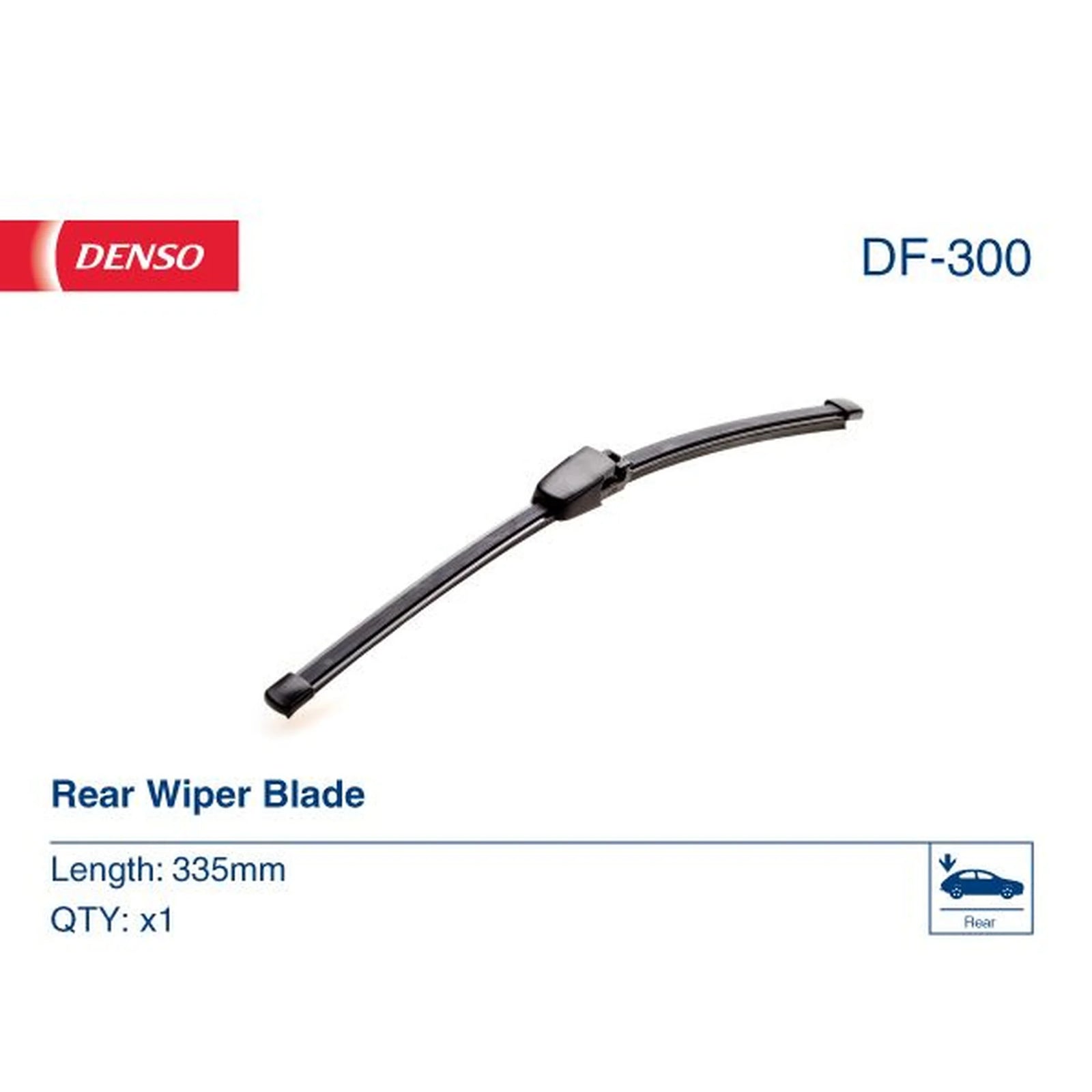 Denso Front & Rear Wiper Blade Set fits VW Touareg 2002-2010