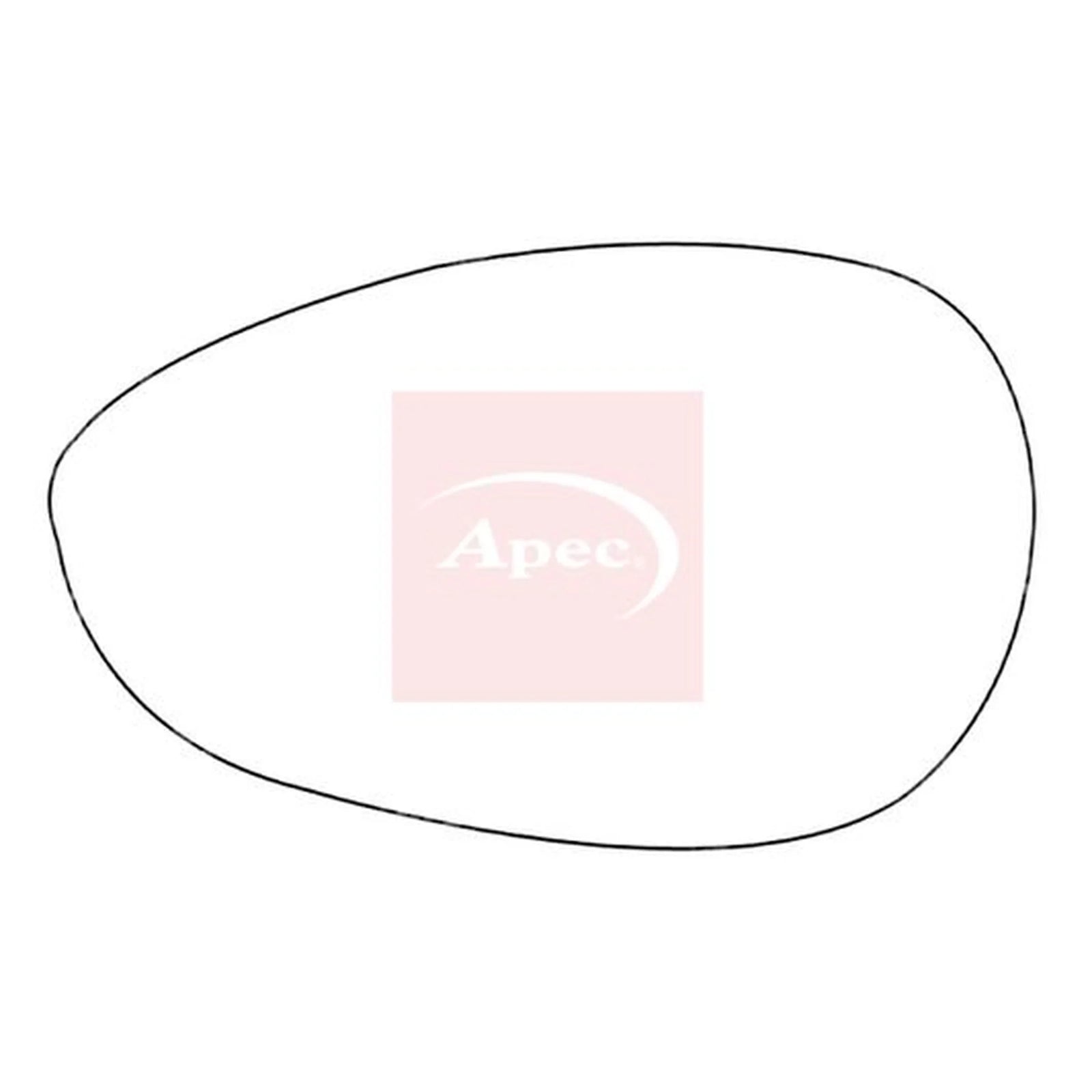 Apec Exterior Wing Mirror Glass Left AMS2221