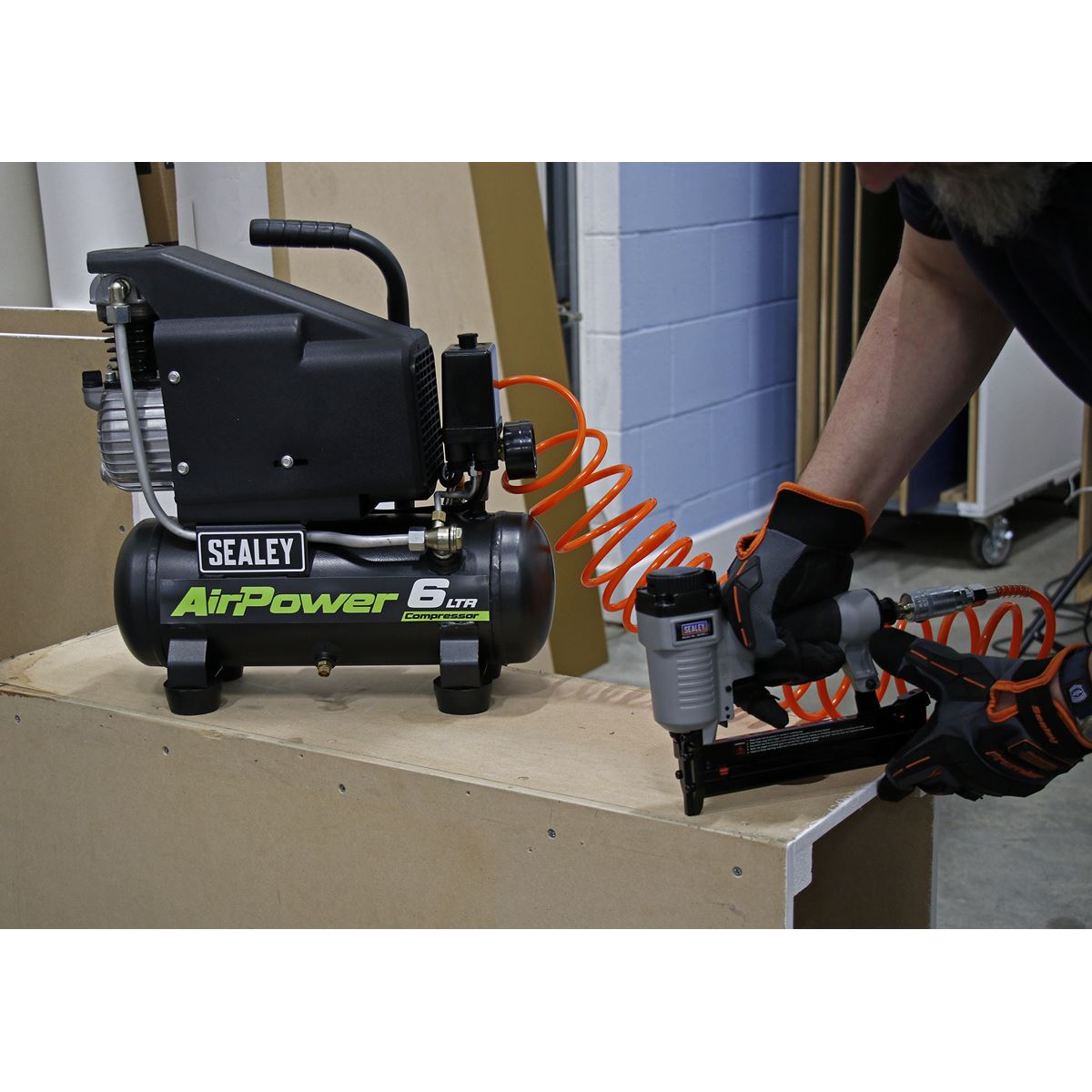 Sealey Compressor 6ltr Direct Drive 1hp SAC0610E