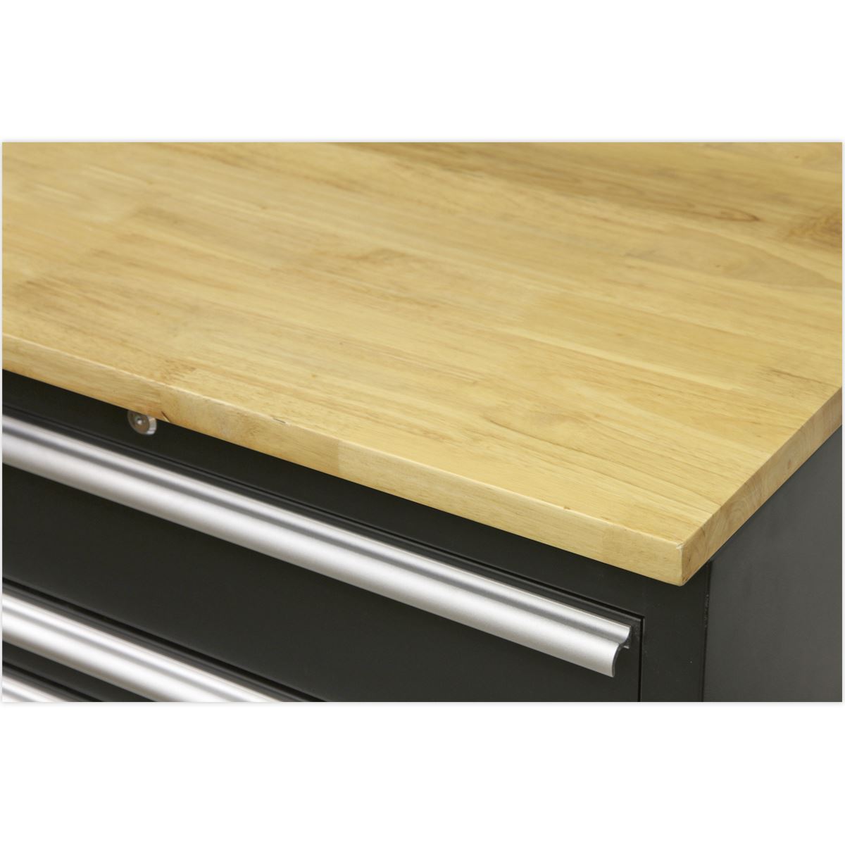 Sealey Premier Premier Corner Storage System with Oak Worktop 1.7m APMSCOMBO6W