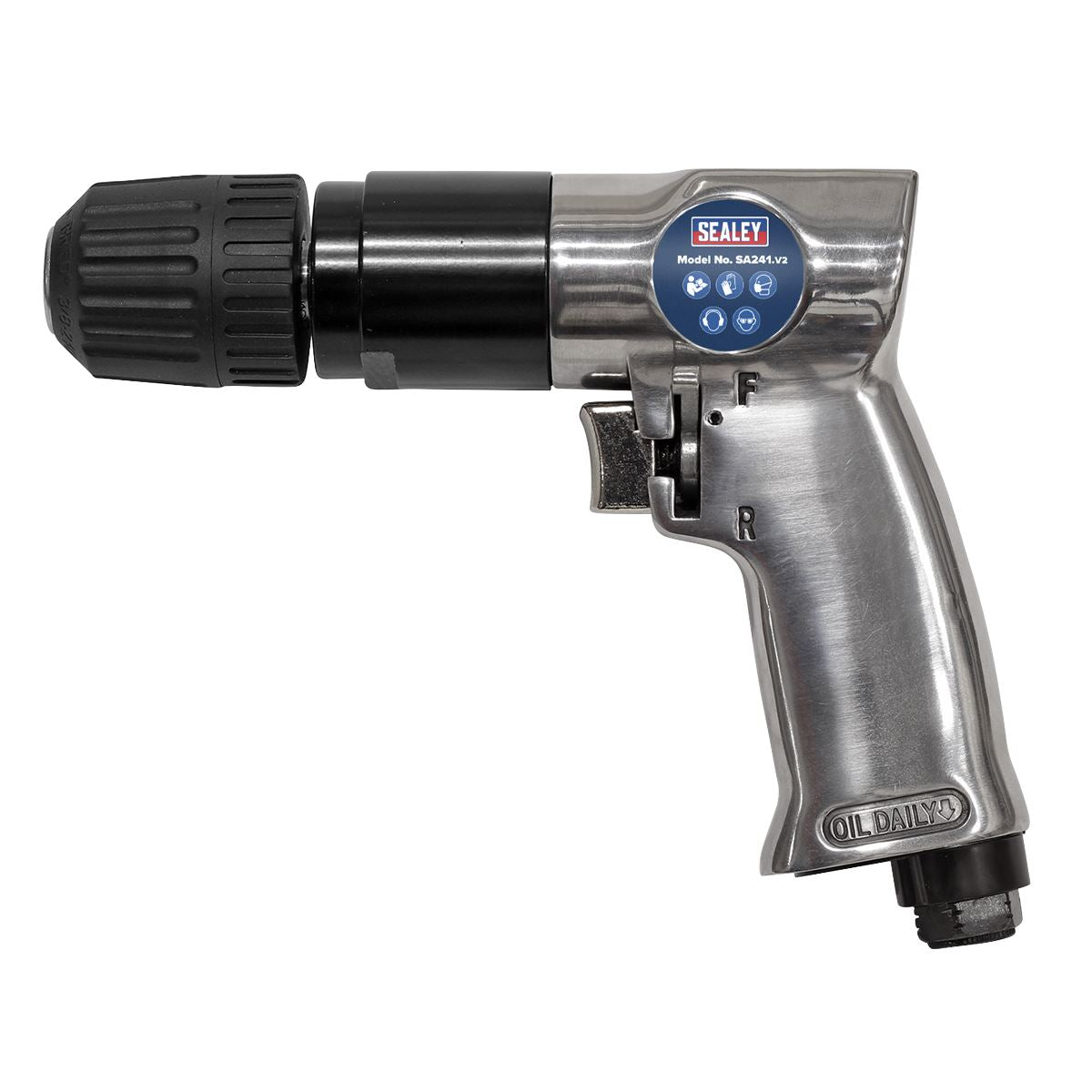Sealey Air Drill10mm Reversible with Keyless Chuck SA241