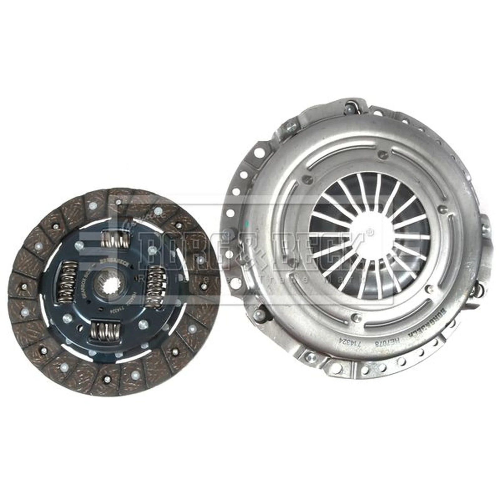 Borg & Beck Clutch Kit Set 3pc 190mm HK2107