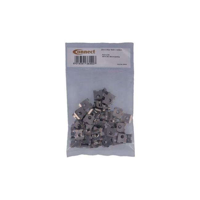Connect Zinc U-Nut - for Ford 50pc 36442