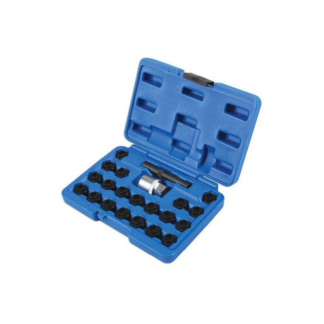 Laser Locking Wheel Nut Key Set 22pc - for BMW 6539