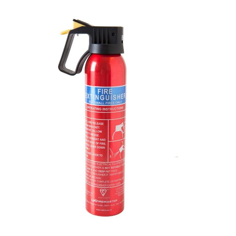 First Aid Kit & 600g Fire Extinguisher for Car Van Home Office Taxi Caravan Boat