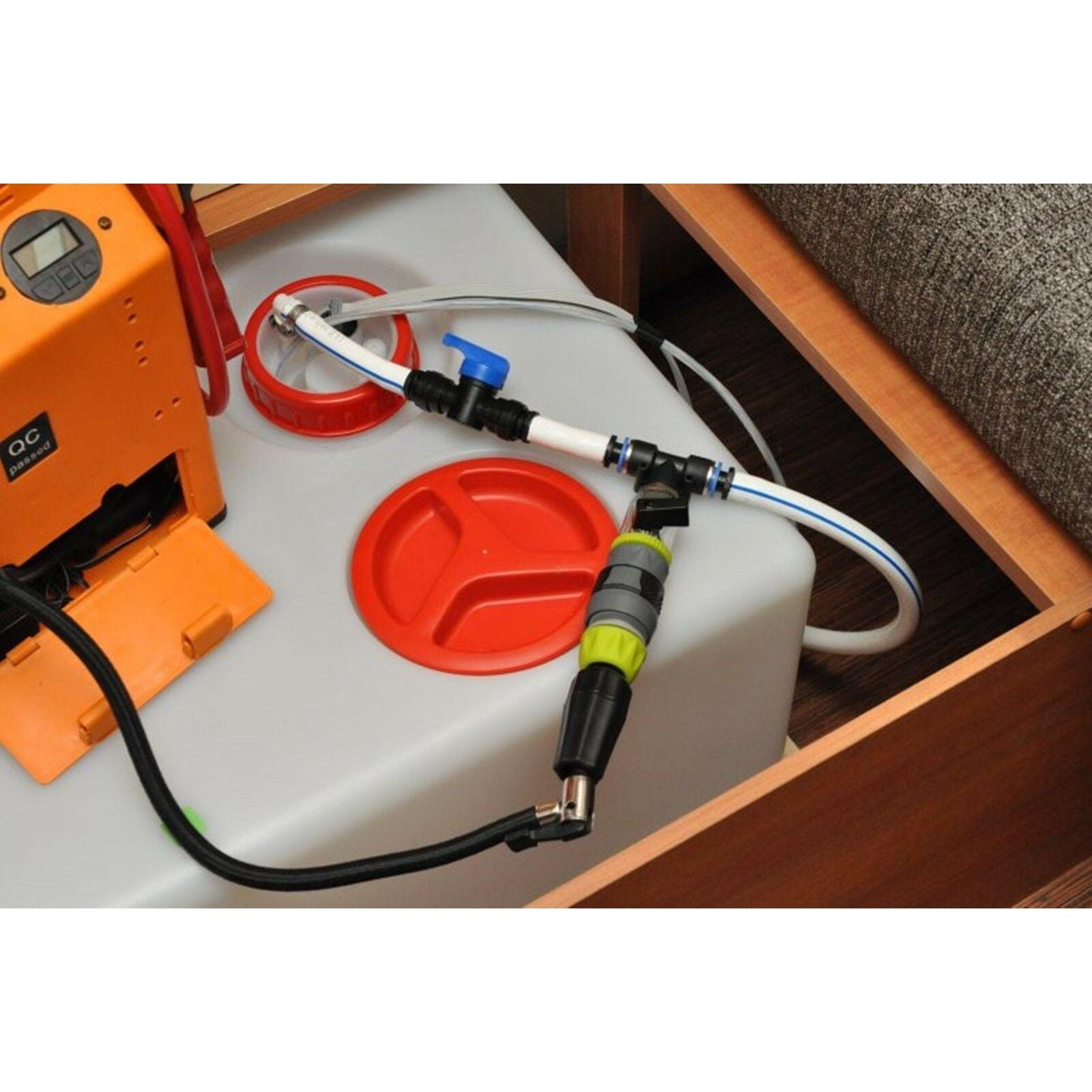 Floe Motorhome Caravan Draindown Kit - For Inboard Water Tanks