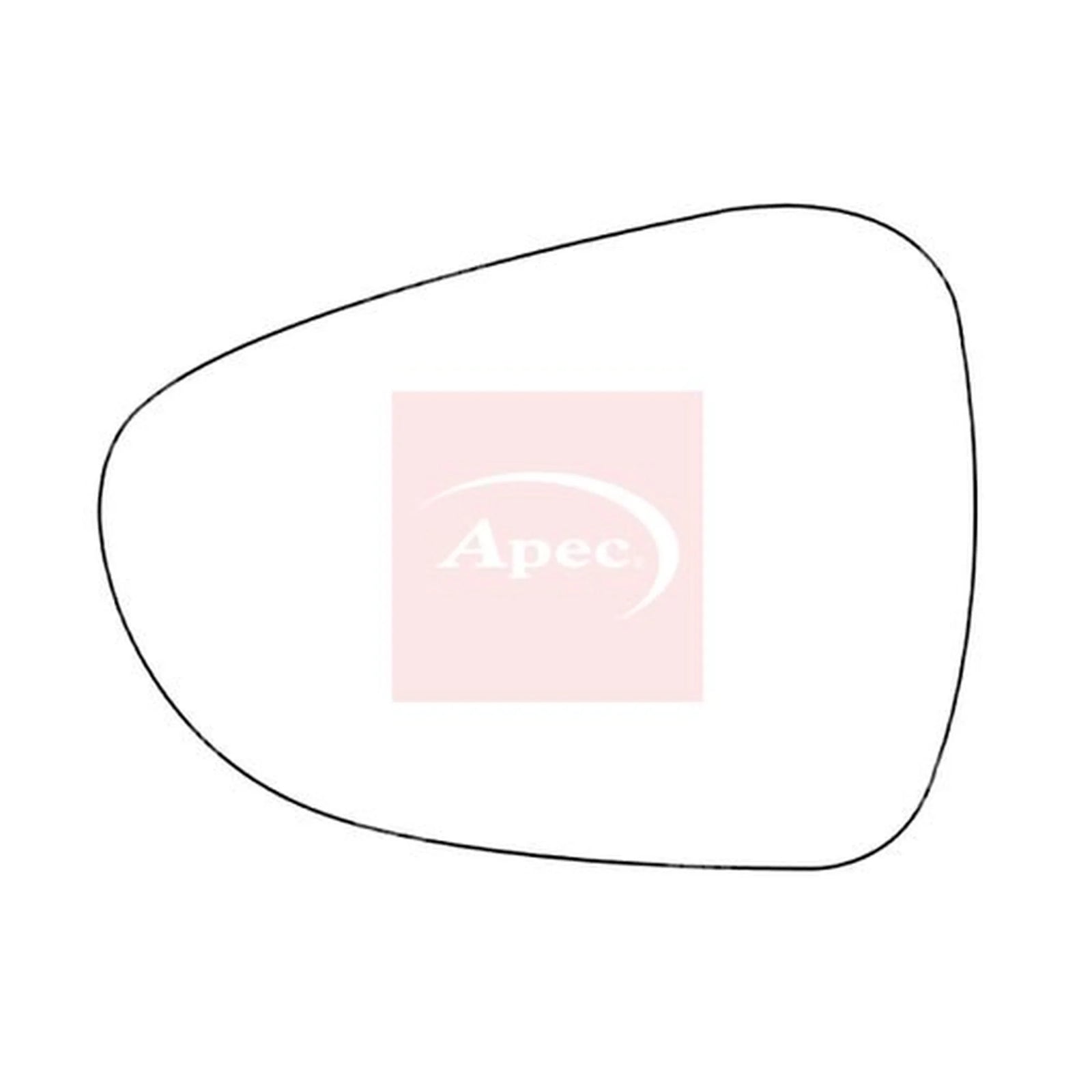 Apec Exterior Wing Mirror Glass Left AMS2623