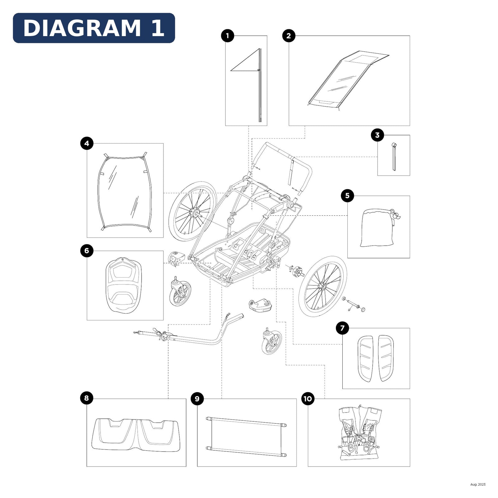 Thule Spares Seat - 1500055665