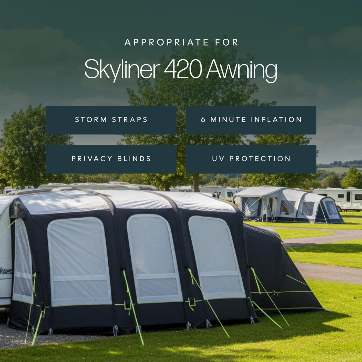Leisurewize Skyliner 420 Inflatable Caravan Sleeping Annex