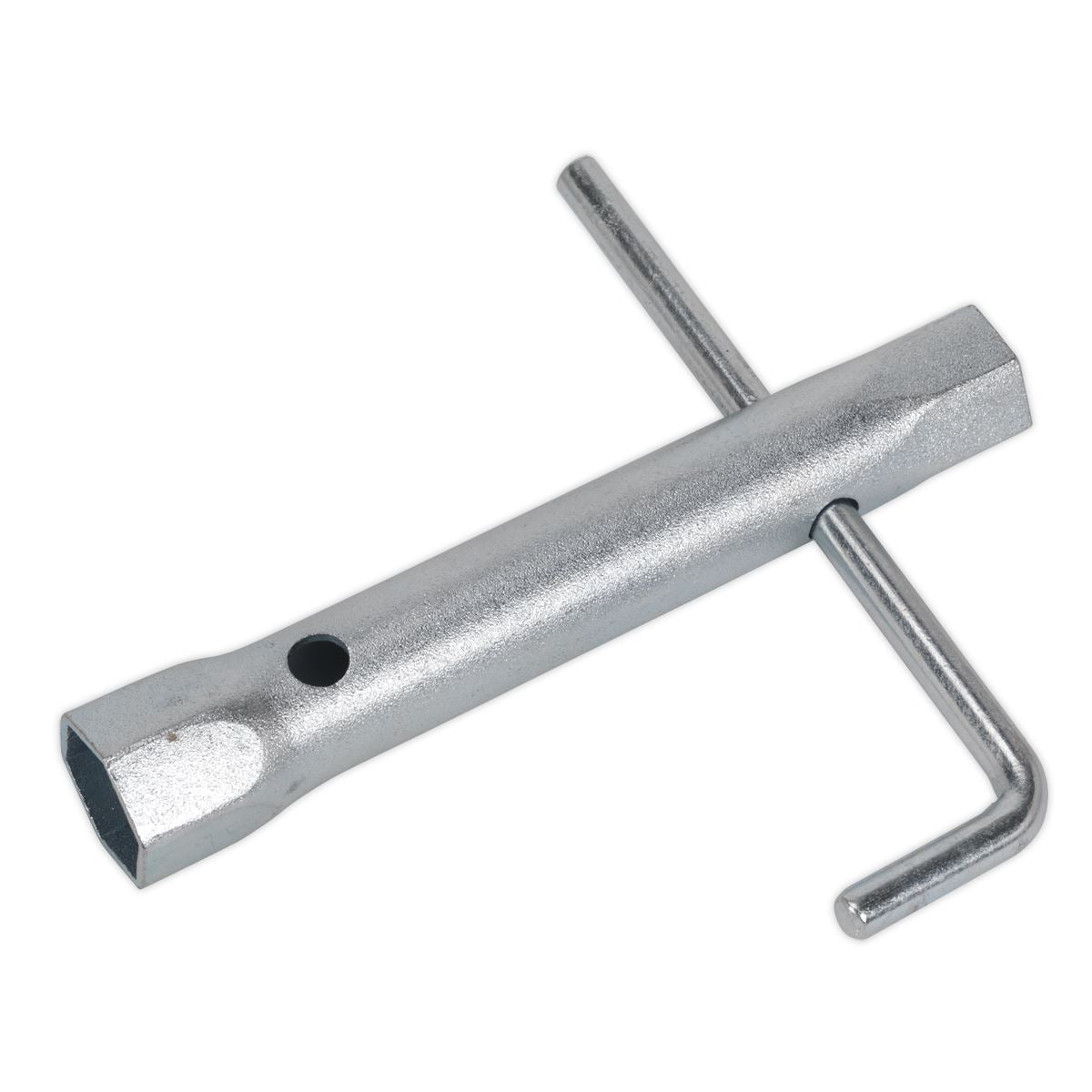 Sealey Dbl End Long Reach Spark Plug Box Spanner 16/21mm L-Brace MS158