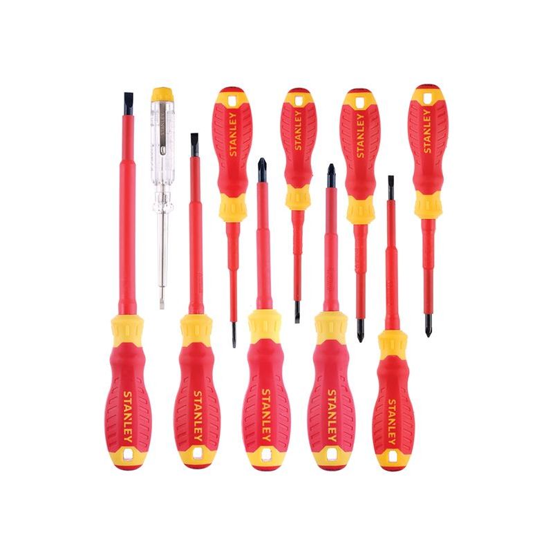 Stanley® Hand Tools FatMax® VDE Insulated Screwdriver Set, 10 Piece