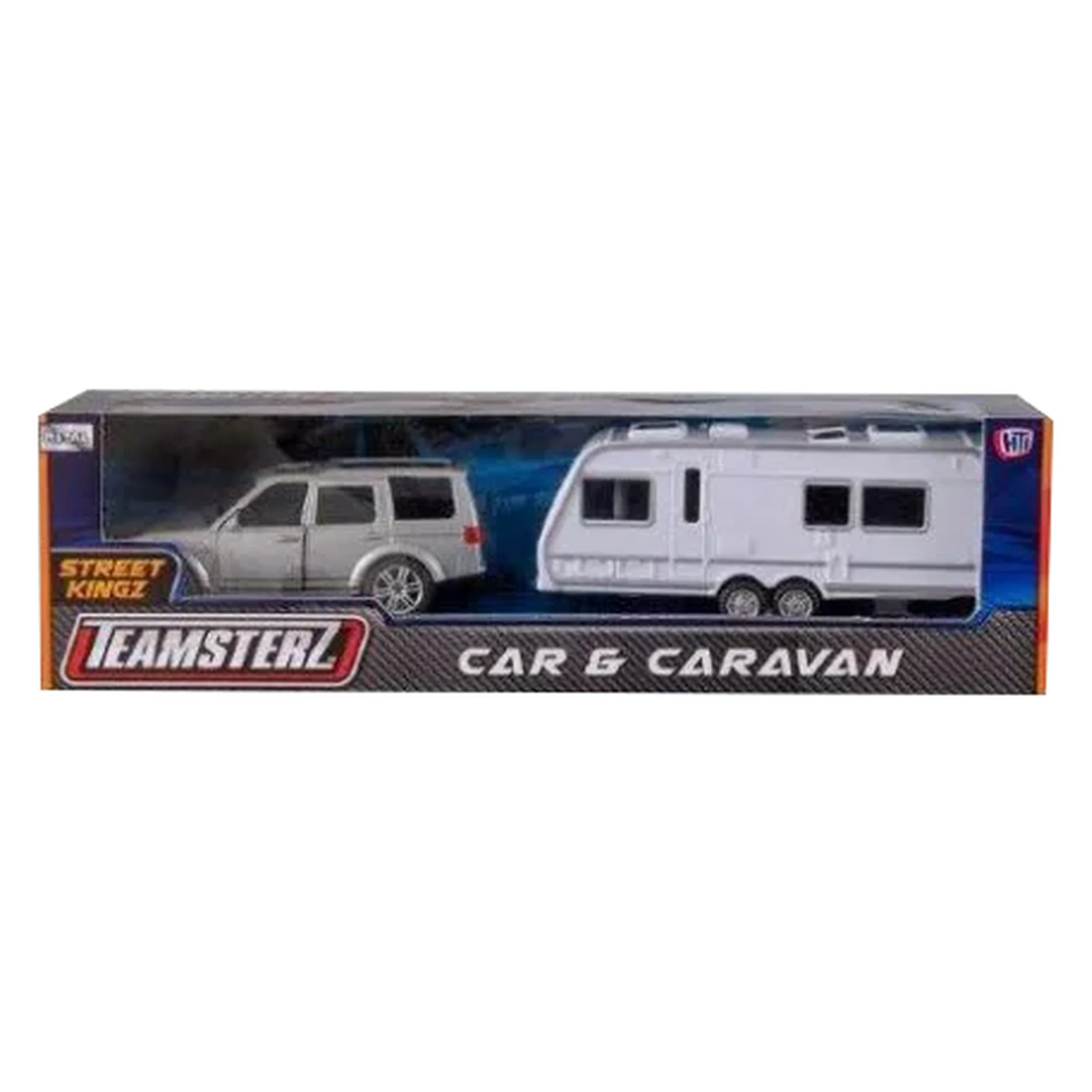 HTI Car & Caravan Die Cast Model Set - Pack of 9