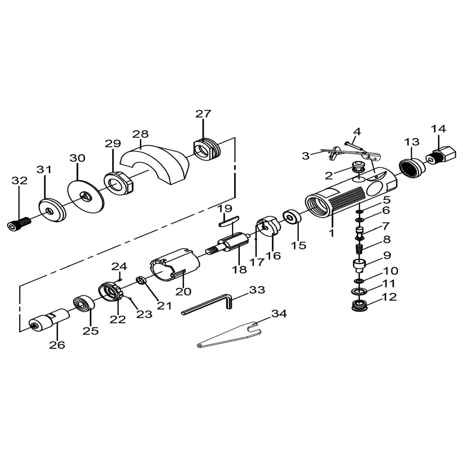 Sealey Taper Spring SA25.V4-08