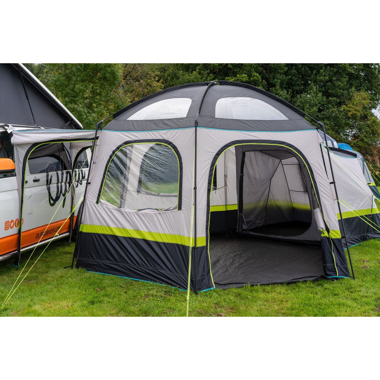 Olpro Hive Campervan Awning (Fibreglass Poles) - with Sleeping Pod