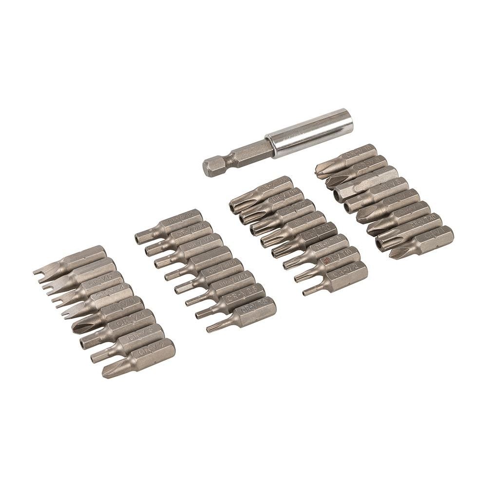 Silverline Security Bit Set 33pce 25mm