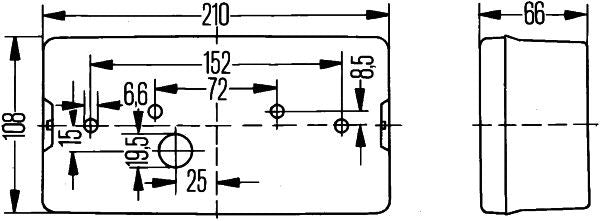 Hella Tail Light / Lamp 2VP 006 040-127