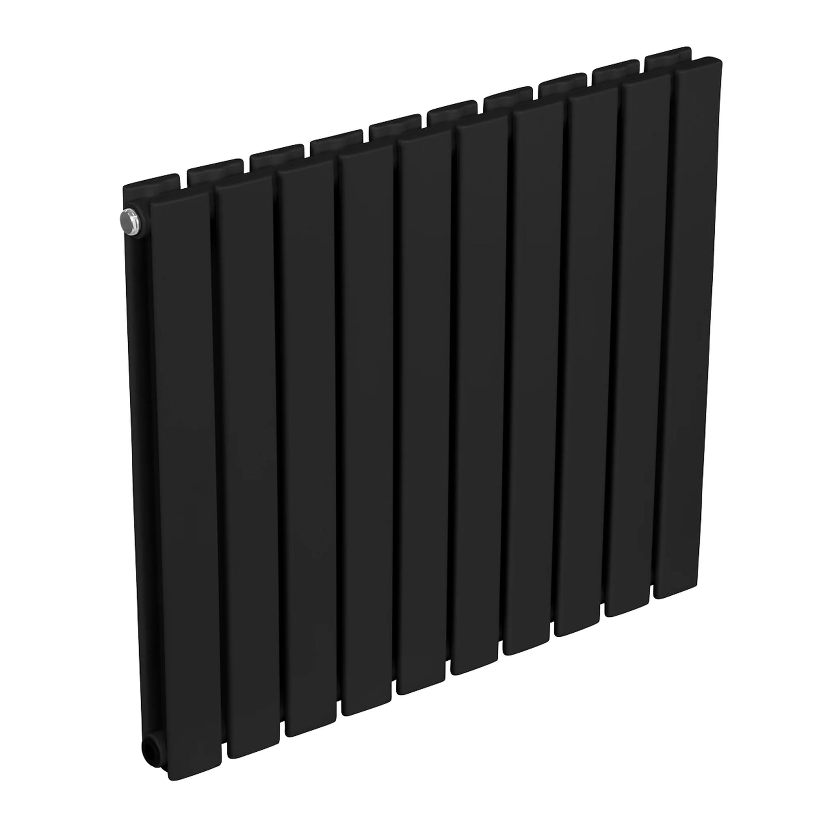 Baridi Horizontal Radiator 600 x 700mm Black DH345
