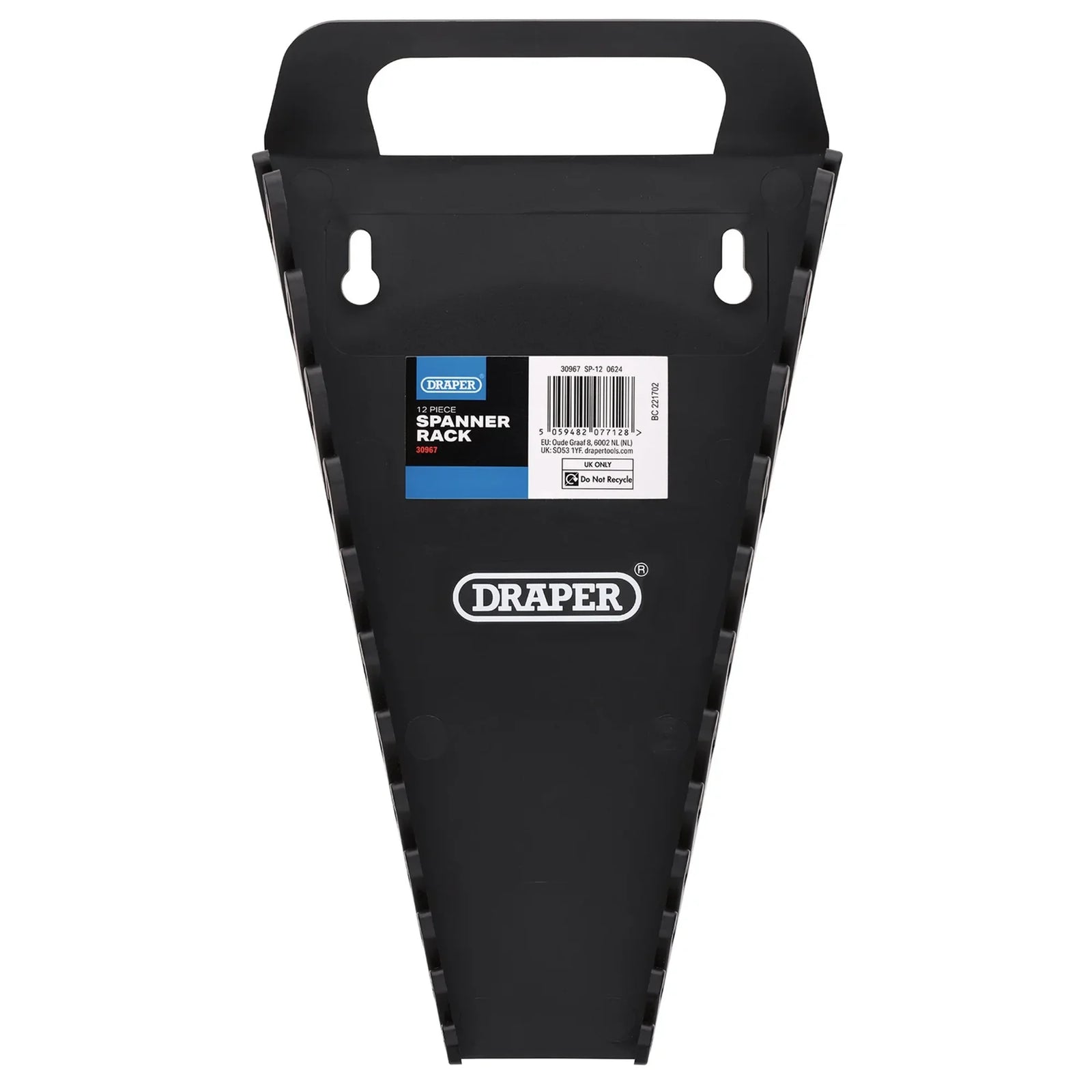 Draper Spanner Rack Capacity 12 Durable Thermoplastic Rubber