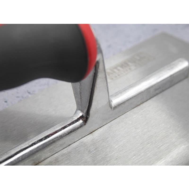 Faithfull Edging Trowel Soft Grip Handle 11 x 4.3/4in