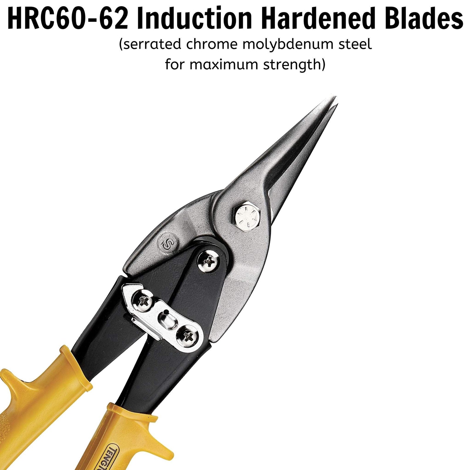 Teng Tools Tin Snip High Leverage Straight