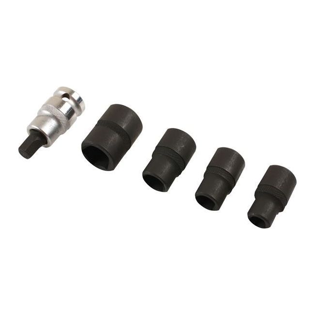 Laser Pentagon Socket & Bit Set 1/2"D 5pc 7811