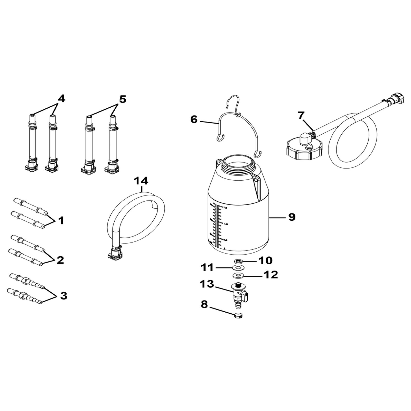 Sealey Fluid Bottle VS666-09