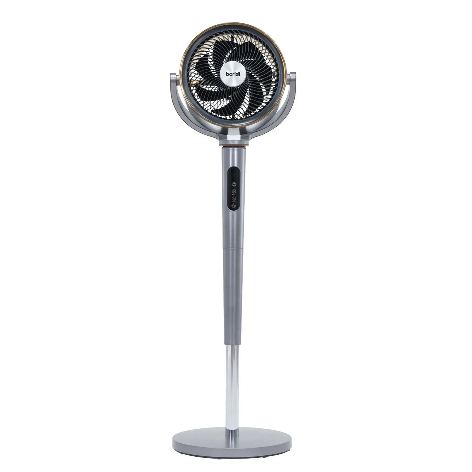 Baridi Pedestal Fan DH264 12" with Remote & Timer - Grey