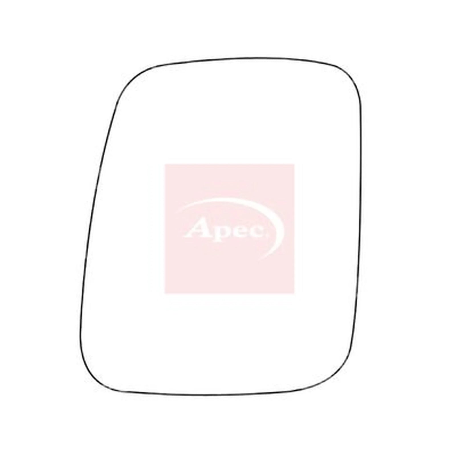 Apec Exterior Wing Mirror Glass Left AMS2027