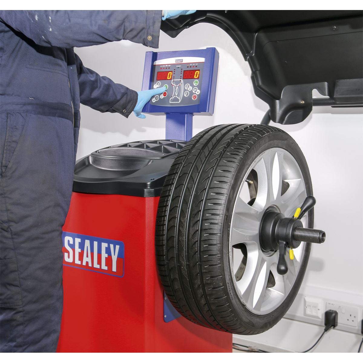 Sealey Wheel Balancer Semi-Automatic WB10