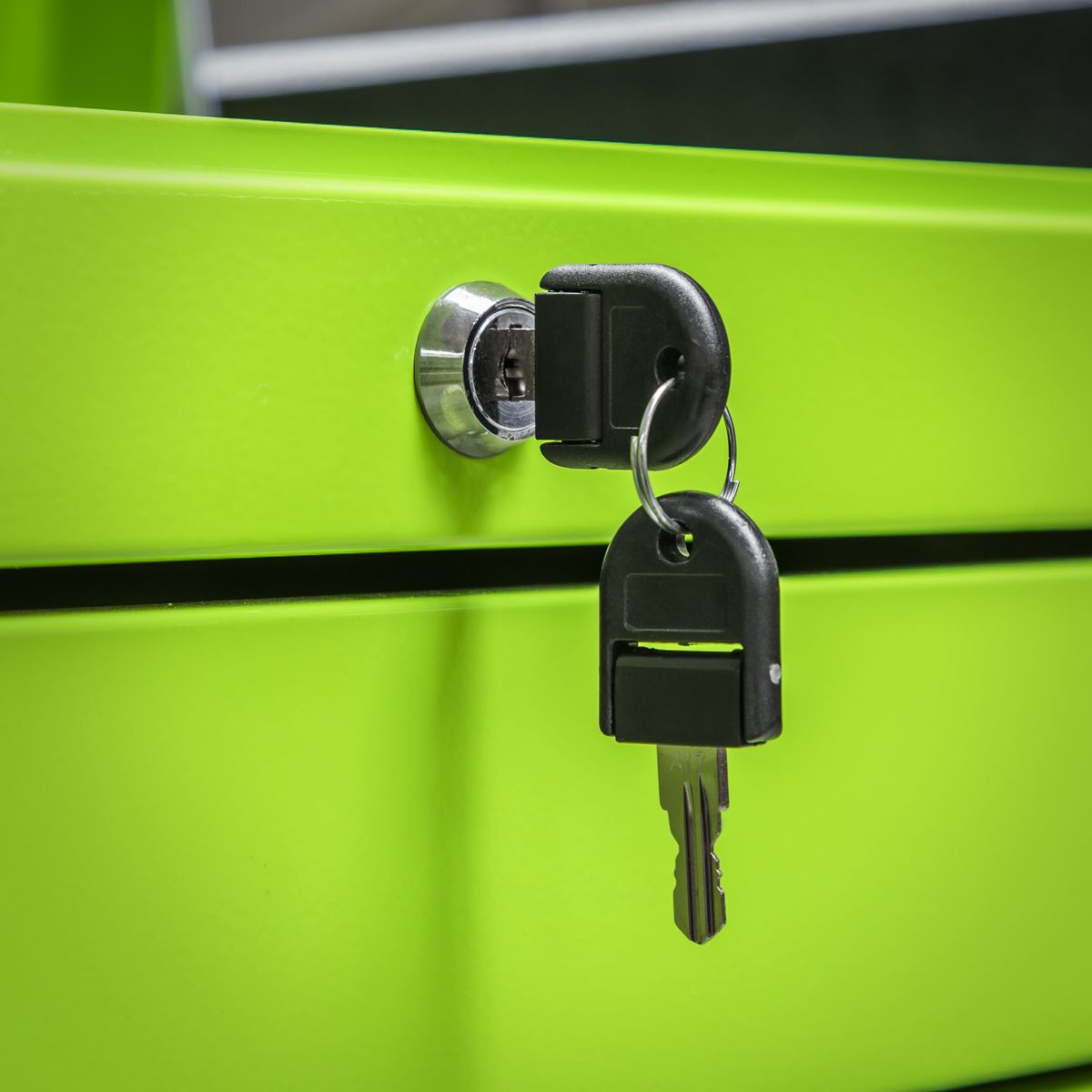 Superline Pro Superline PRO Push-to-Open Topchest 4 Drawer - Green APPD4G