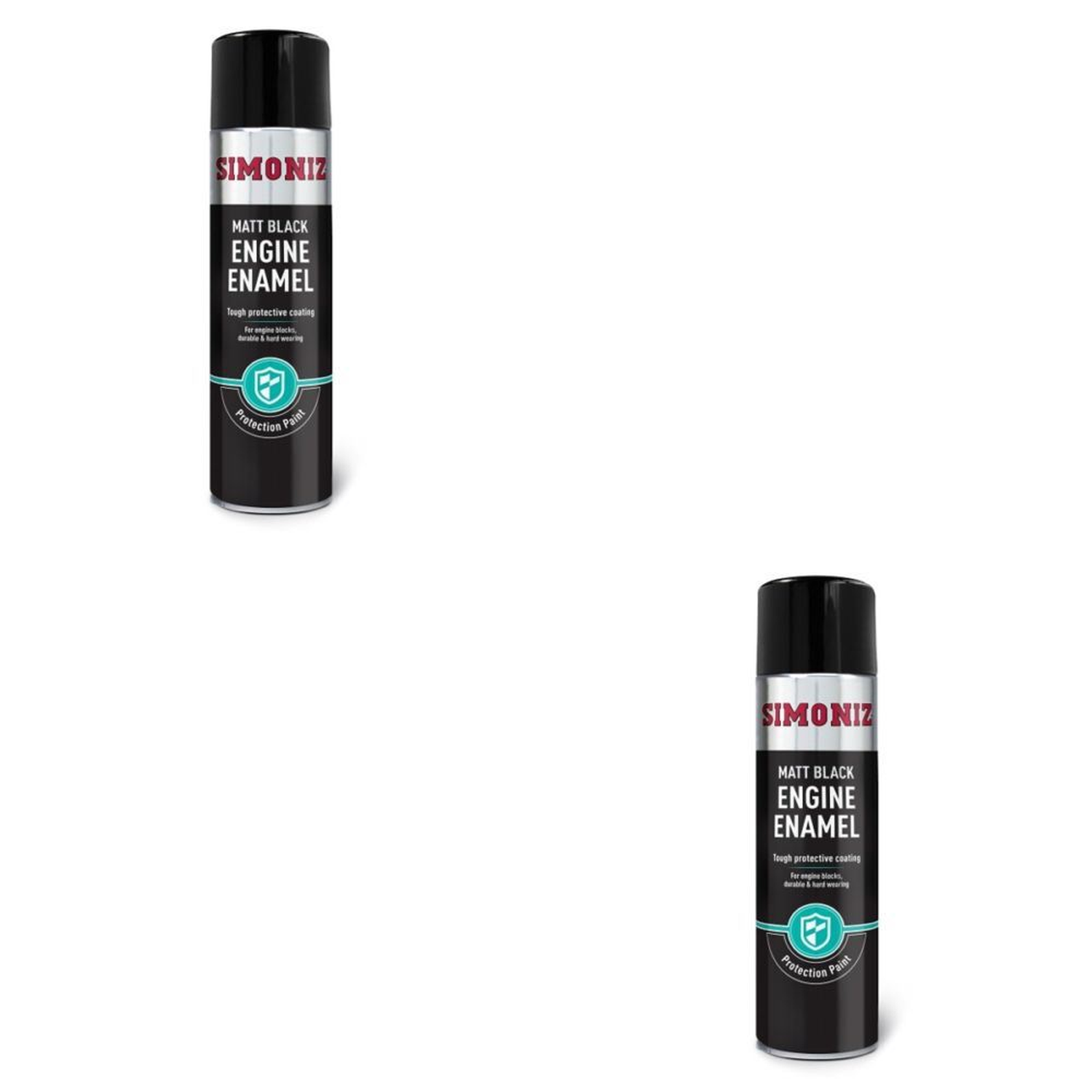 Simoniz Engine Enamel Spray Paint 500ml Matt Black