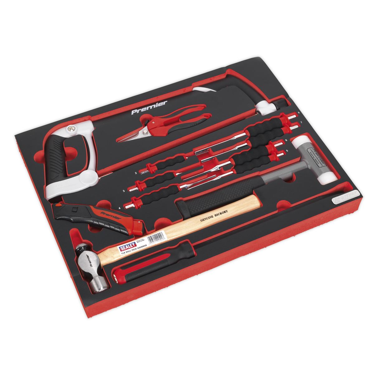 Superline PRO Tool Chest Combination 14 Drawer with 446pc Tool Kit - Red