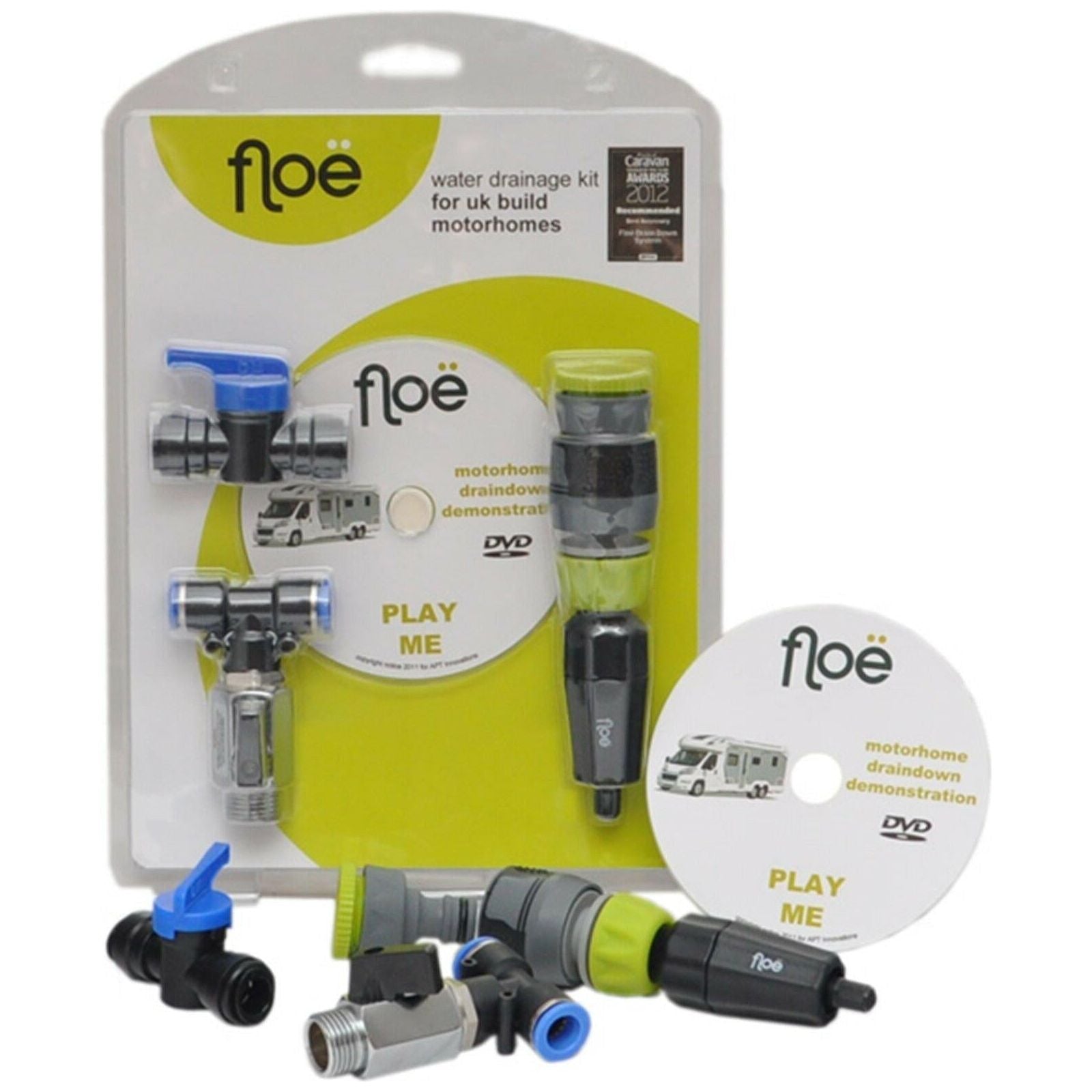 Floe Motorhome Caravan Draindown Kit - For Inboard Water Tanks