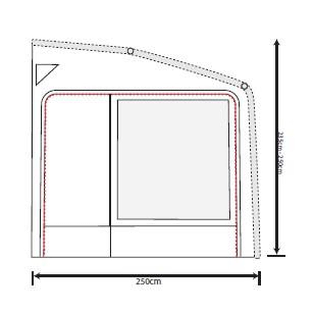 Outdoor Revolution Sport Pro Air 2 260 Inflatable Caravan Awning