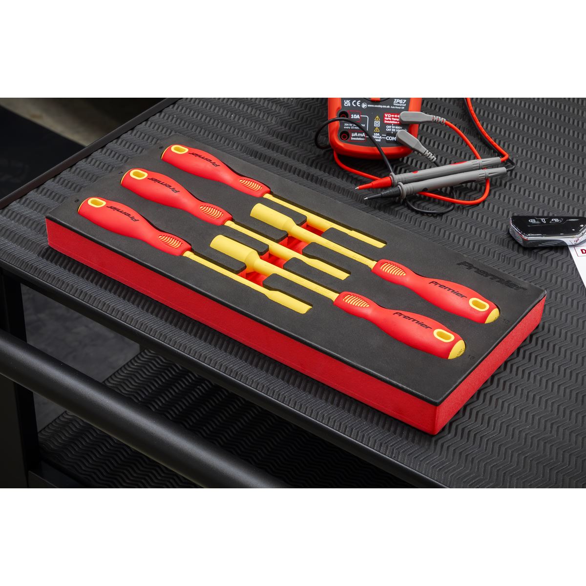 Premier Insulated Nut Driver Set with Tool Tray 5pc - VDE Approved