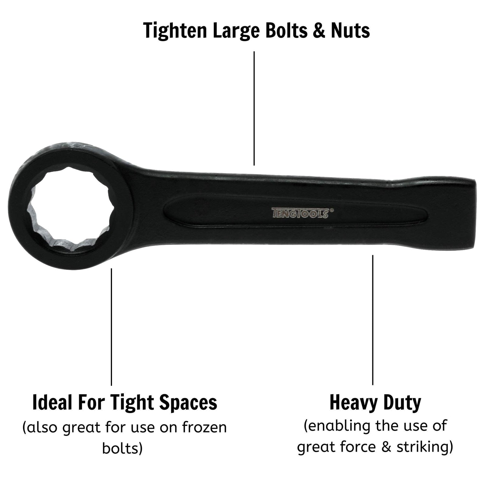 Teng Tools Ring End Slogging Wrench Metric 46mm
