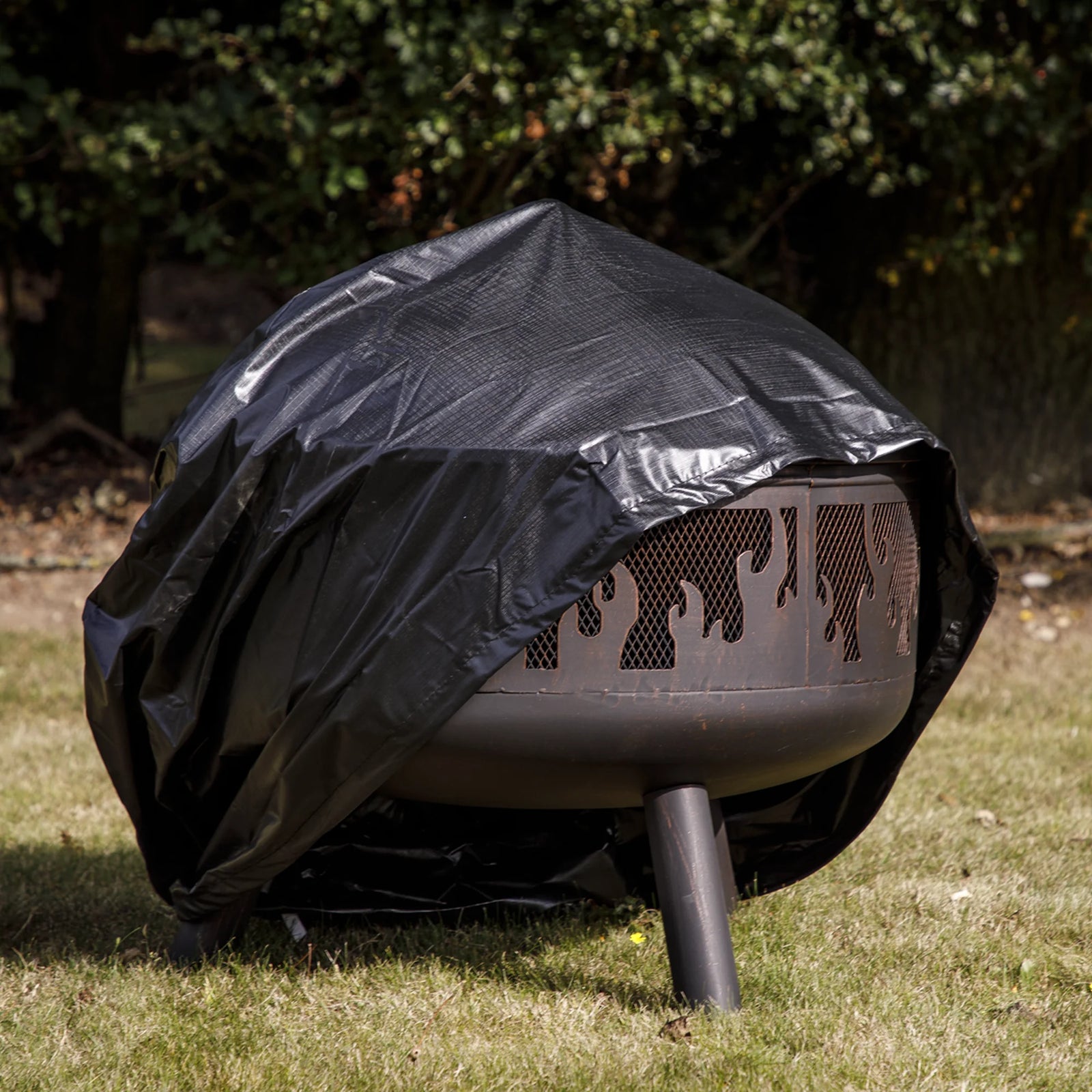 Dellonda Fire Pit Cover DG123 71x45cm Water-Resistant Heavy Duty