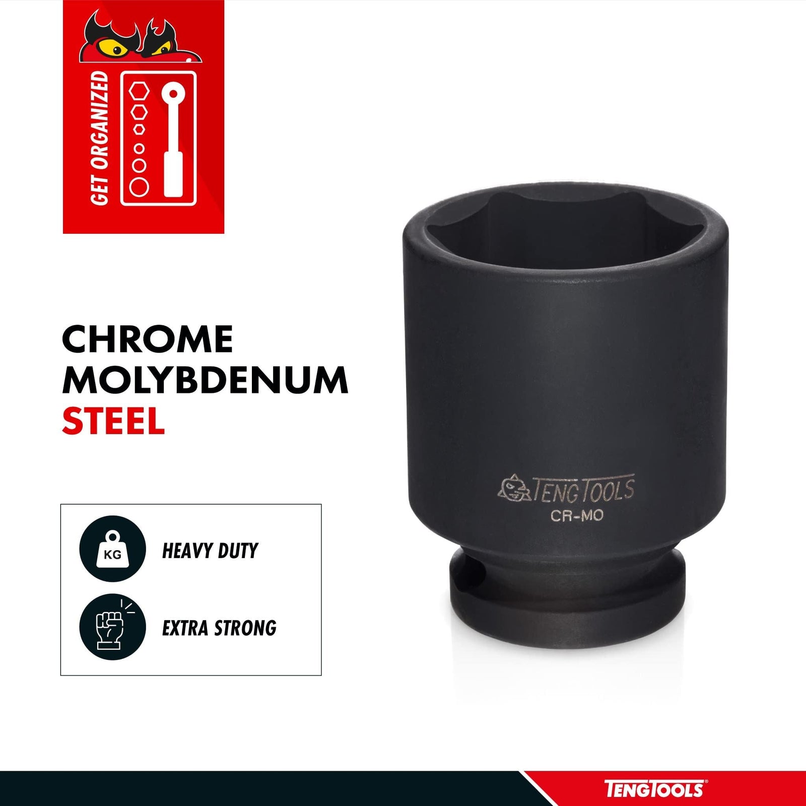 Teng Tools 1/2" Impact Socket DIN AF 3/8"