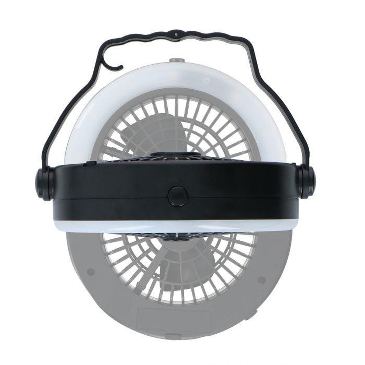 2IN1 12 LED Hanging Camping Ceiling & Desk Fan with Light Tent Lamp Lantern Outdoor