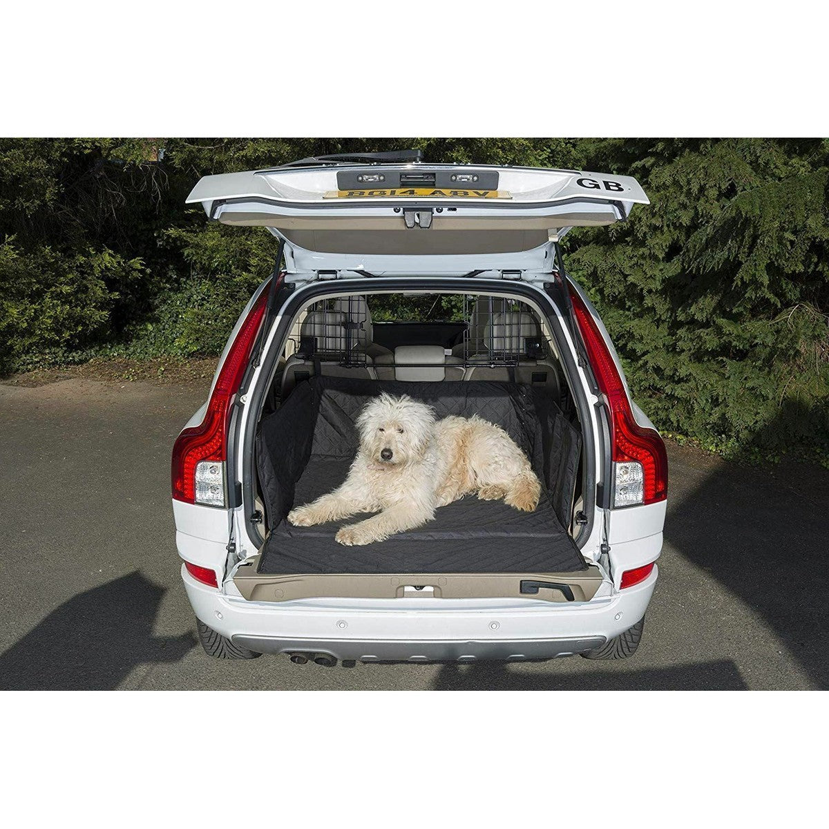 Waterproof Quilted Padded Dog Pet Mat Car Boot Liner & Bumper Protector